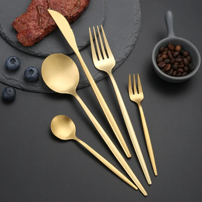 30-Piece Stainless Steel Cutlery Set