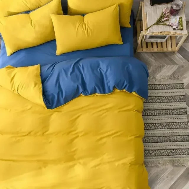 Reversible Scandinavian Bedding Set, Soft Breathable Fabric