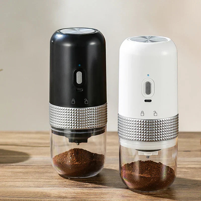 Electric Ceramic Coffee Grinder with USB Rechargeable Battery