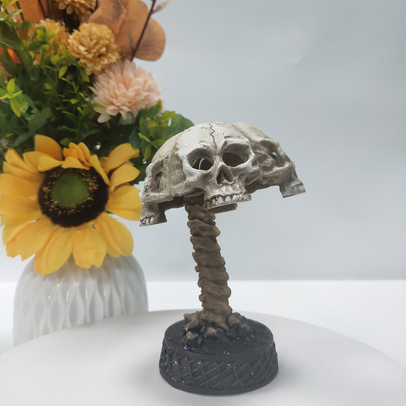 Skeleton Skull Table Lamp with Shadow Projection