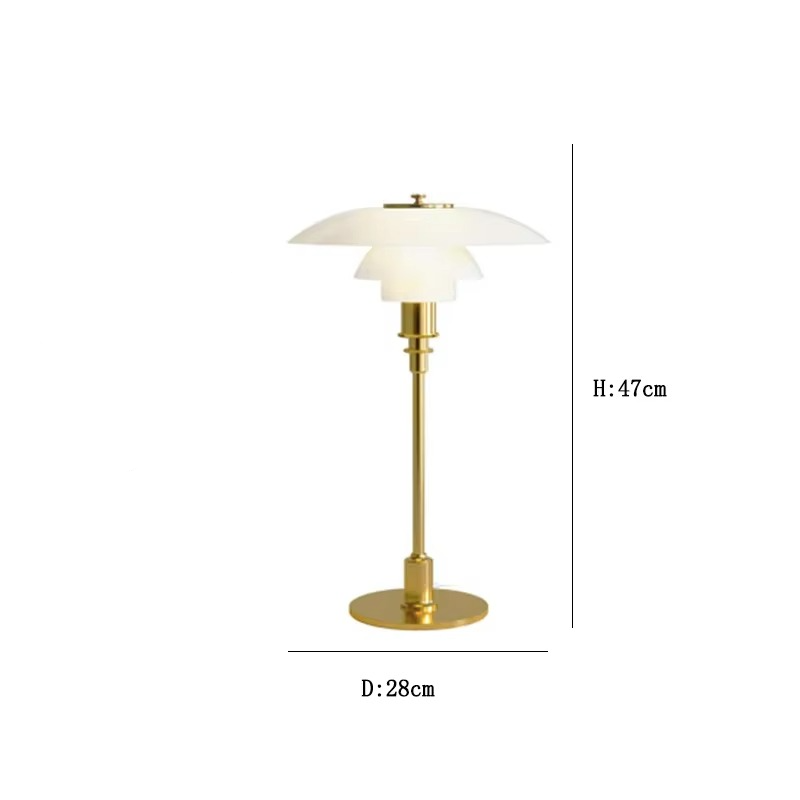 Minimalist Scandinavian Table Lamp with Warm LED Light
