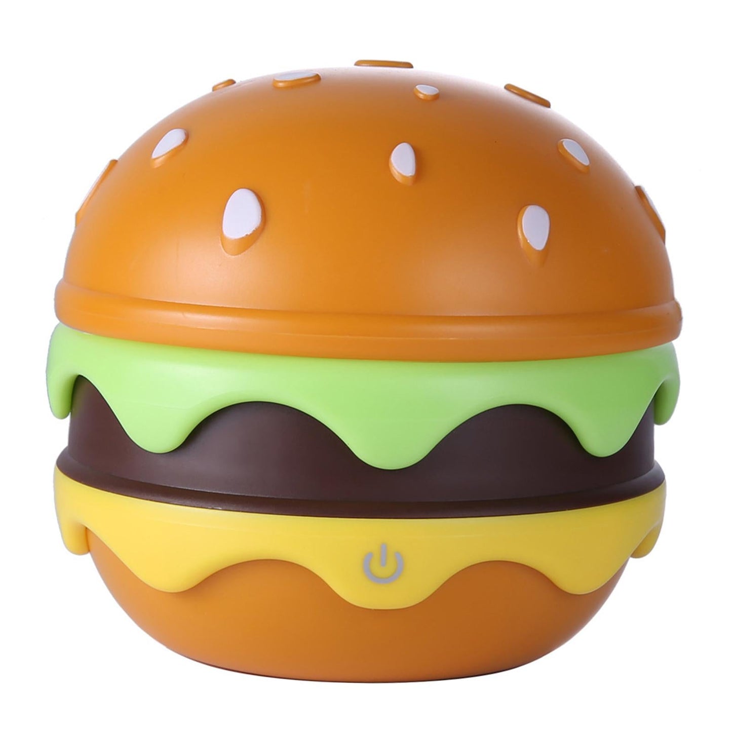 Foldable Wireless Hamburger Table Lamp with Adjustable Brightness