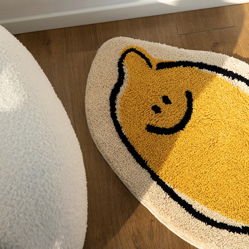 Lemon Pattern Non-Slip Area Rug
