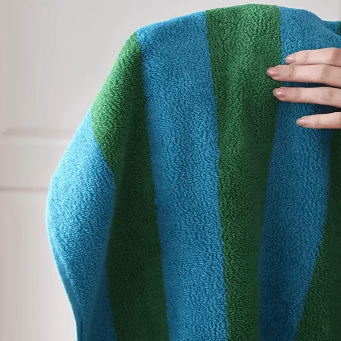 Chunky Retro Striped Cotton Towel