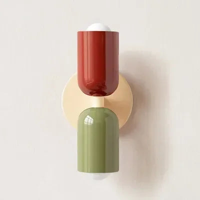 Modern Cream Double Head LED Wall Lamp