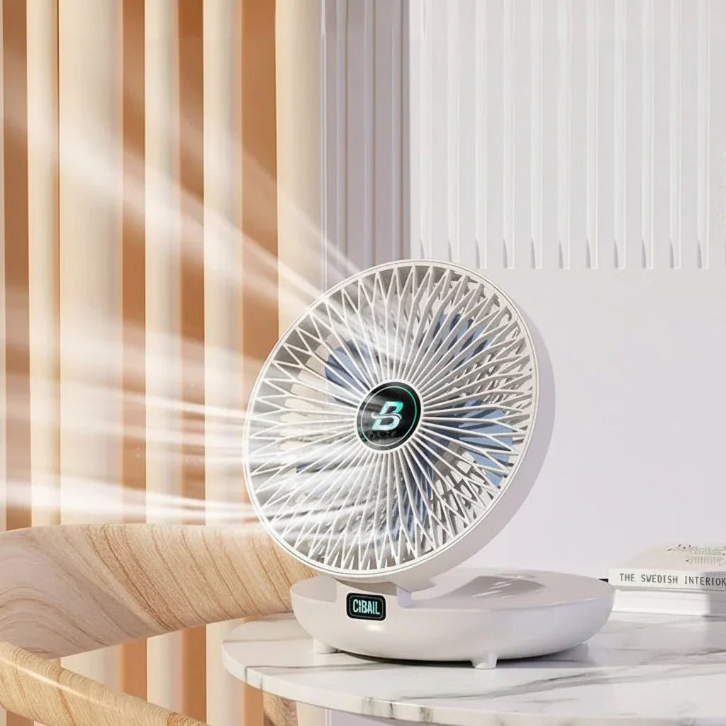 Portable USB Mini Fan with 3 Speed Settings and Foldable Design
