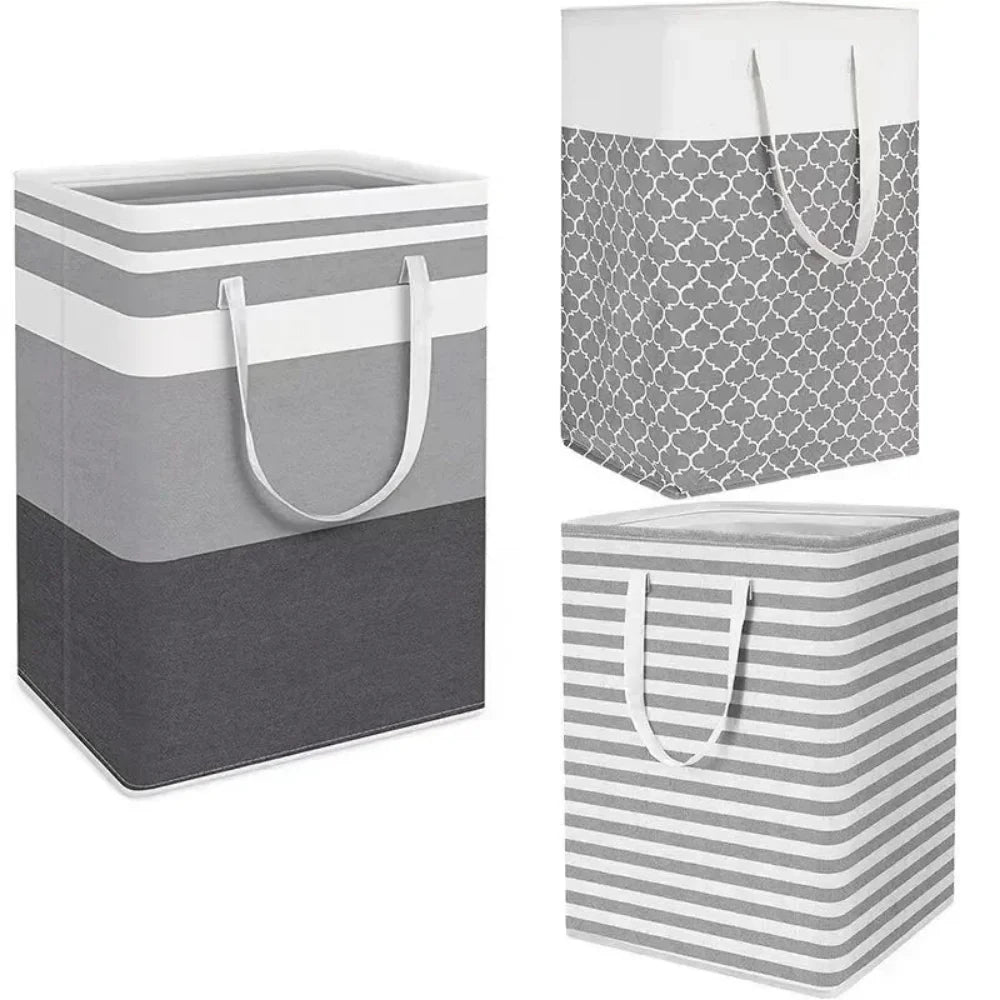 75L Waterproof Foldable Laundry Basket with Handles