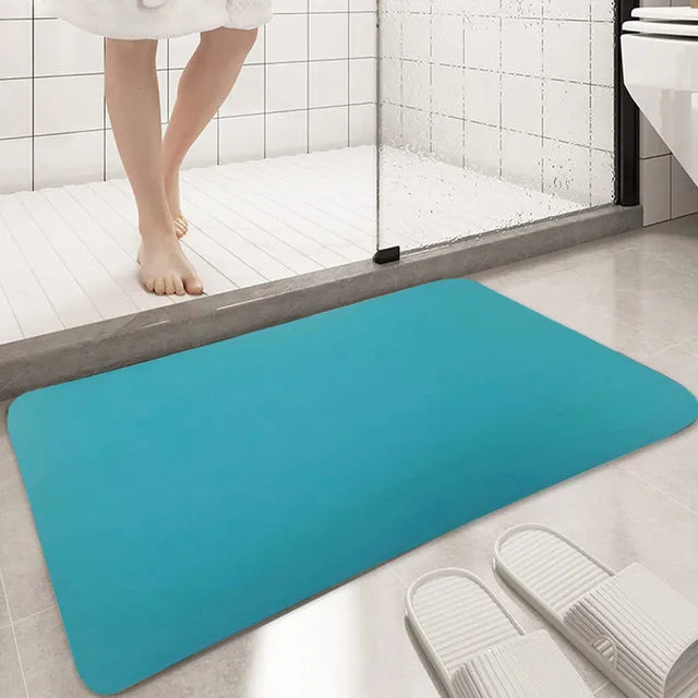 Highly Absorbent Non-Slip Bath Mat - Quick Dry Rubber Mat