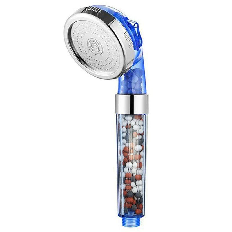 High Pressure Water-Saving Shower Head with Filter and Mineral Anion Stones