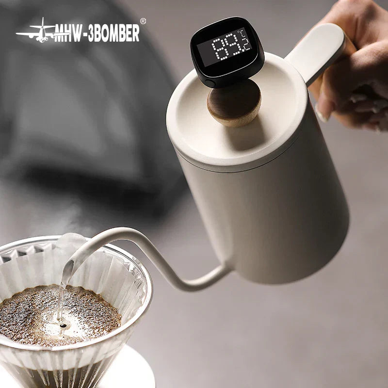 Digital Instant-Read Coffee Thermometer for Latte Art and Milk Frothing