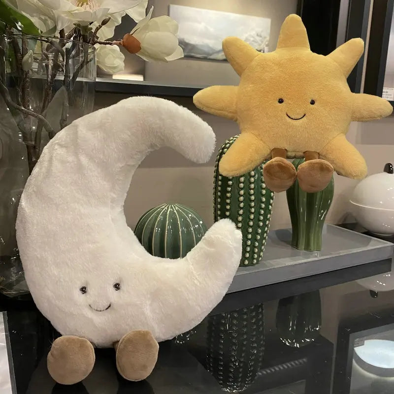 Moonbeam and Starshine Plush Cushions Set