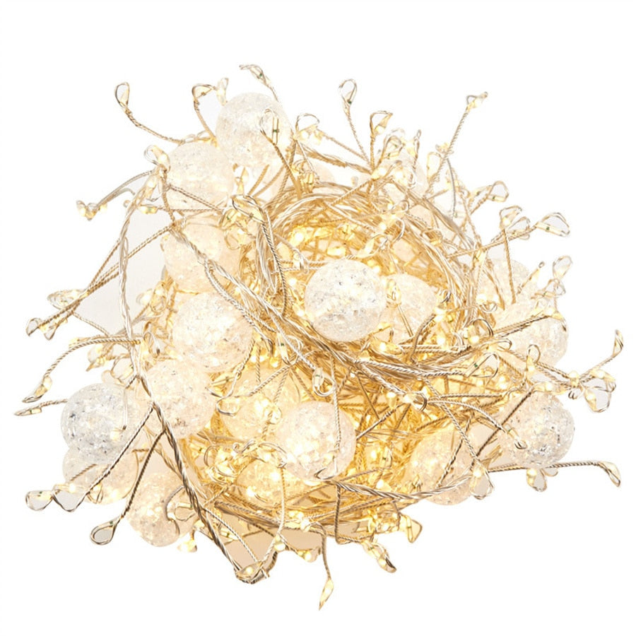 Firework Fairy Twinkle Cluster String Lights with 400 LEDs