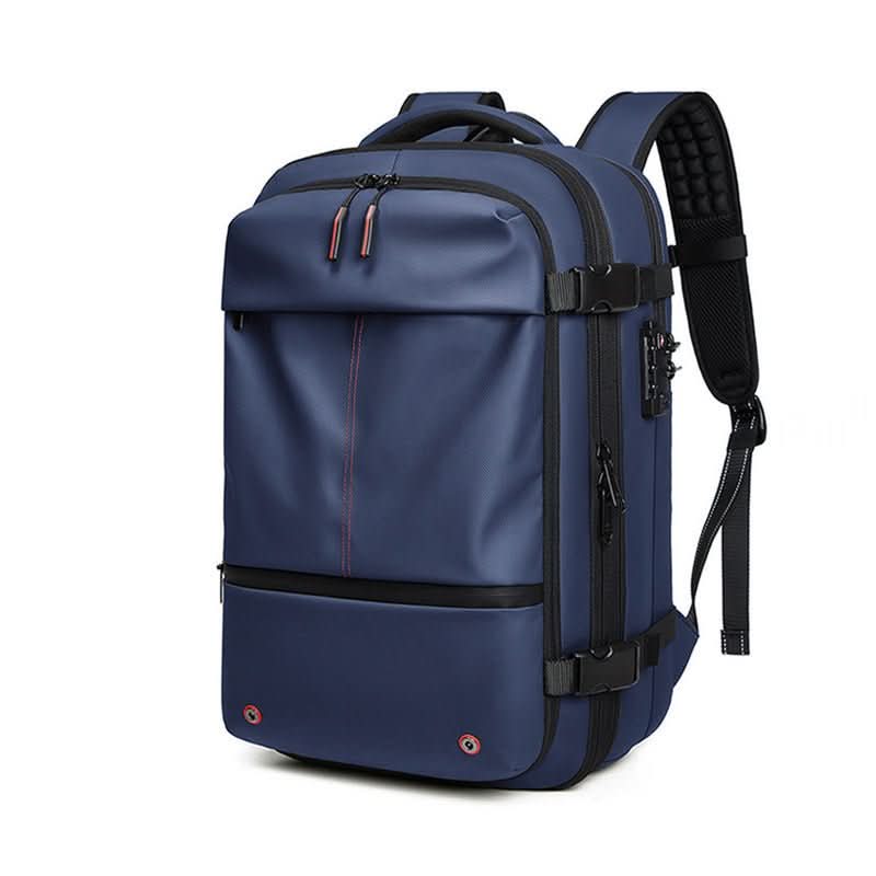 Compressible Travel Laptop Backpack with Padded 17.3" Compartment