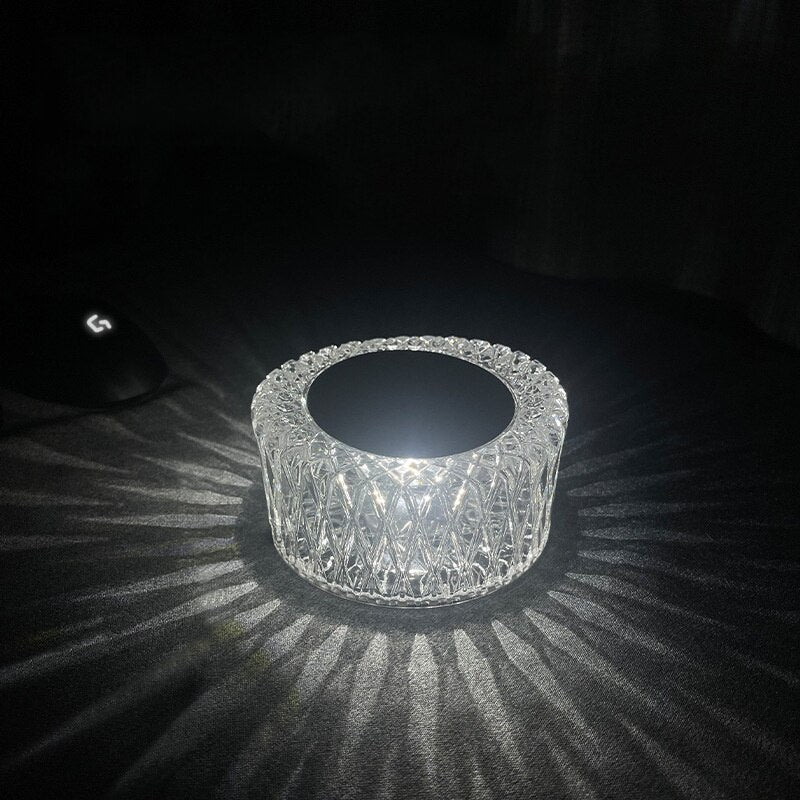 Bird Nest Crystal LED Table Lamp