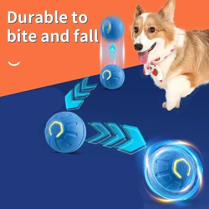 Interactive Rechargeable Dog Ball with Automatic Movement