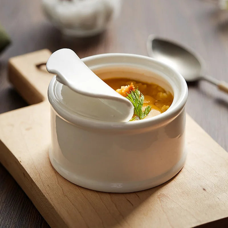 Contemporary Ceramic French Onion Soup Bowl