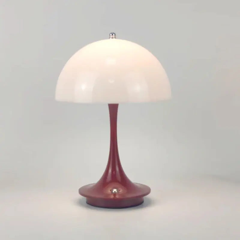 Rechargeable Dimmable Mushroom LED Table Lamp