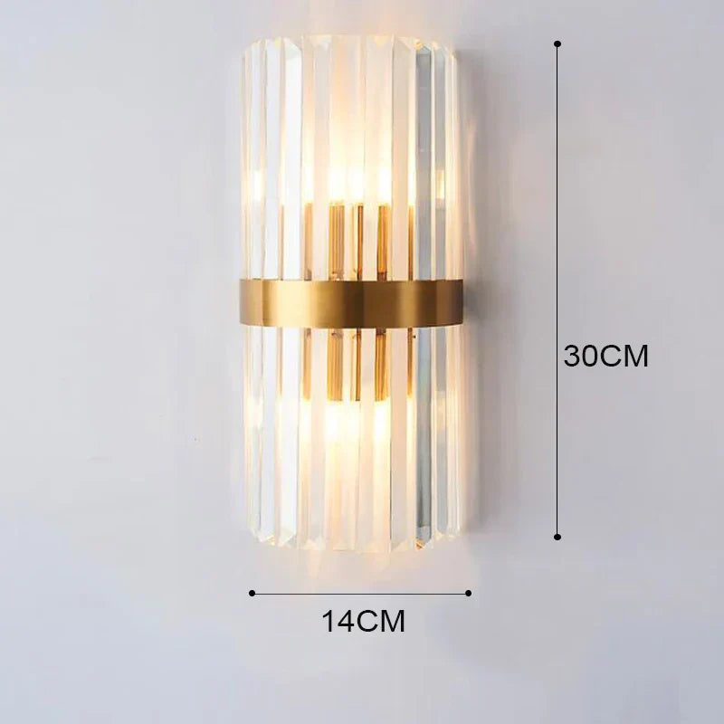 Gold LED Wall Lamp with Elegant Design