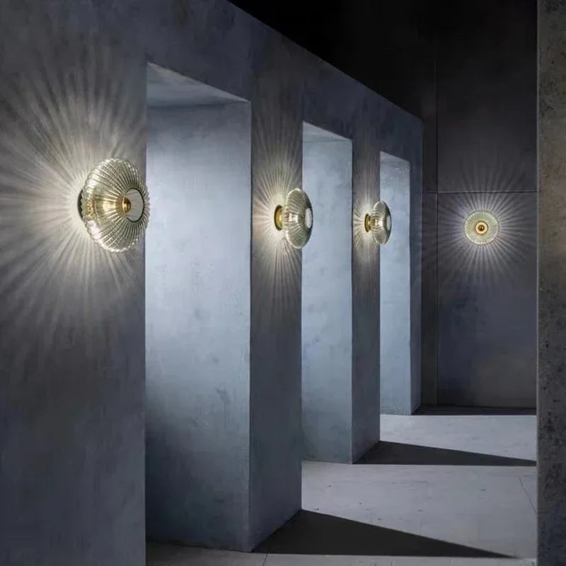 Modern Glass Wall Lamp with Elegant Design