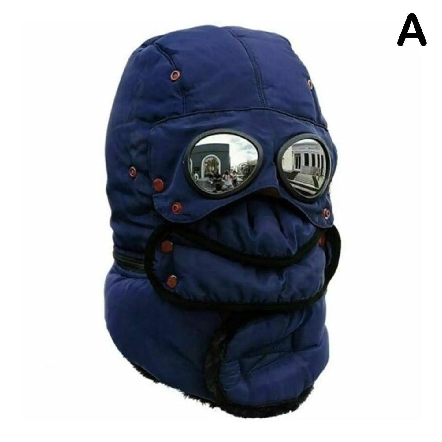Thermal Windproof Face Covering Beanie for Cold Weather