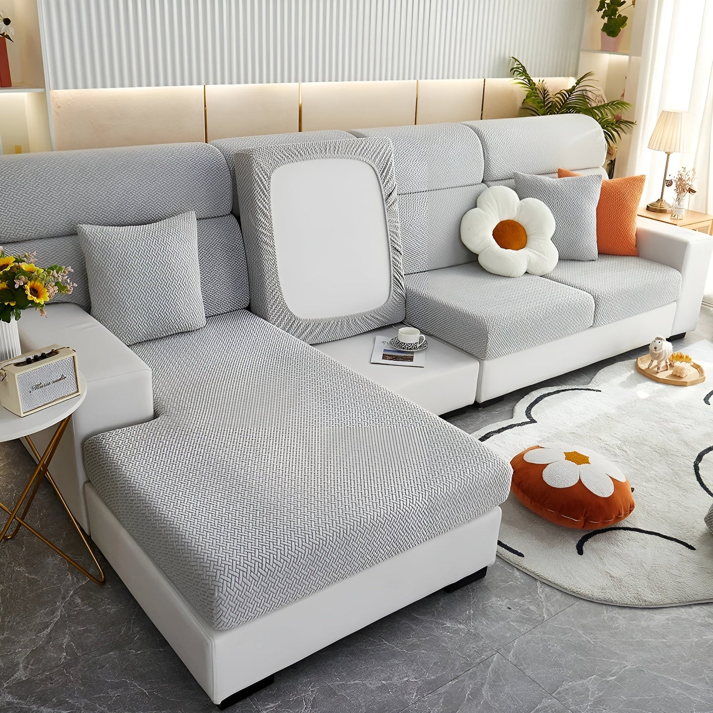 Water-Repellent Stretch Sofa Cover for All-Around Protection
