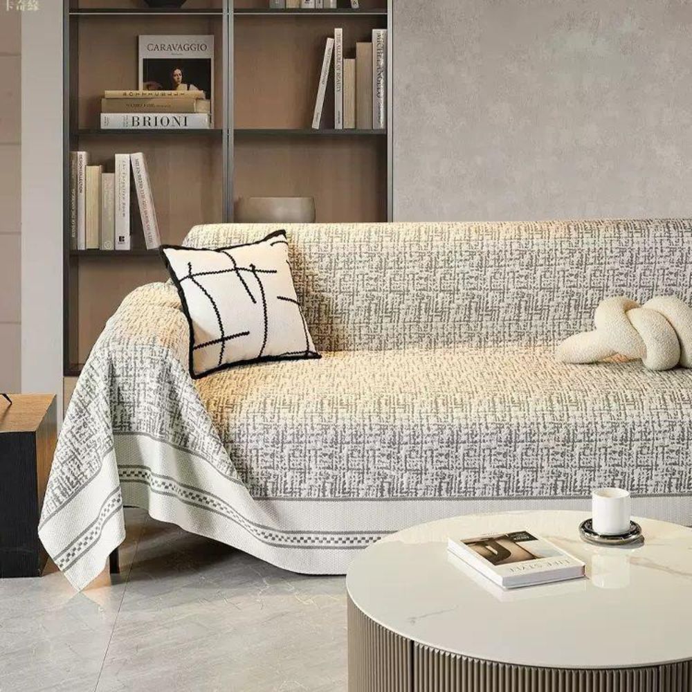 Sahara Sketch Microfiber Sofa Cover