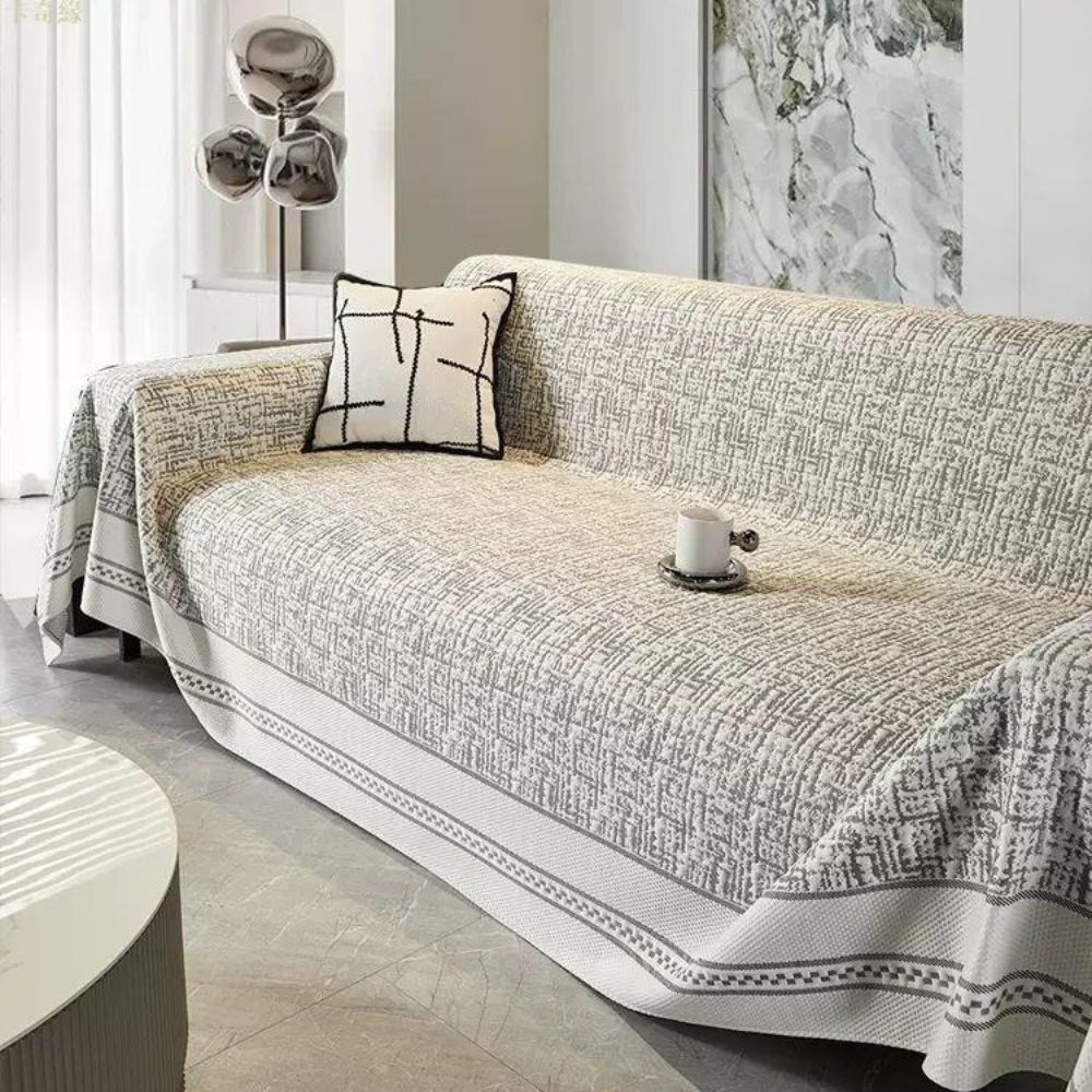 Sahara Sketch Microfiber Sofa Cover