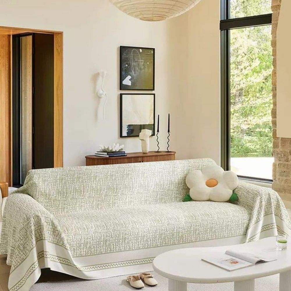 Sahara Sketch Microfiber Sofa Cover