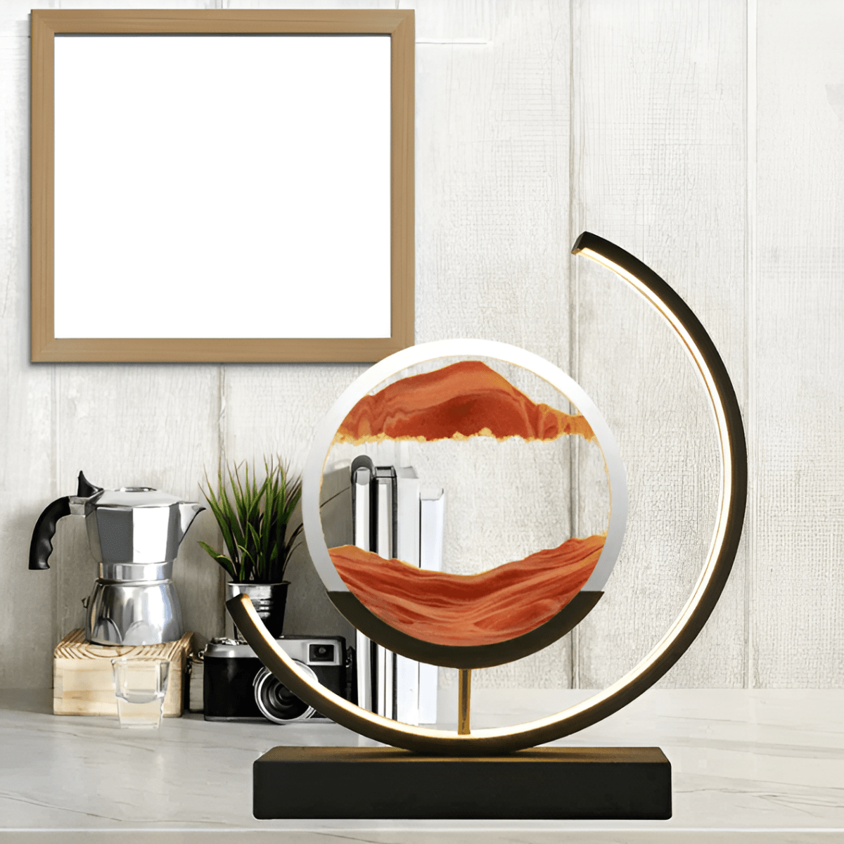 Calming Sand Movement Light with Dimmable Colors