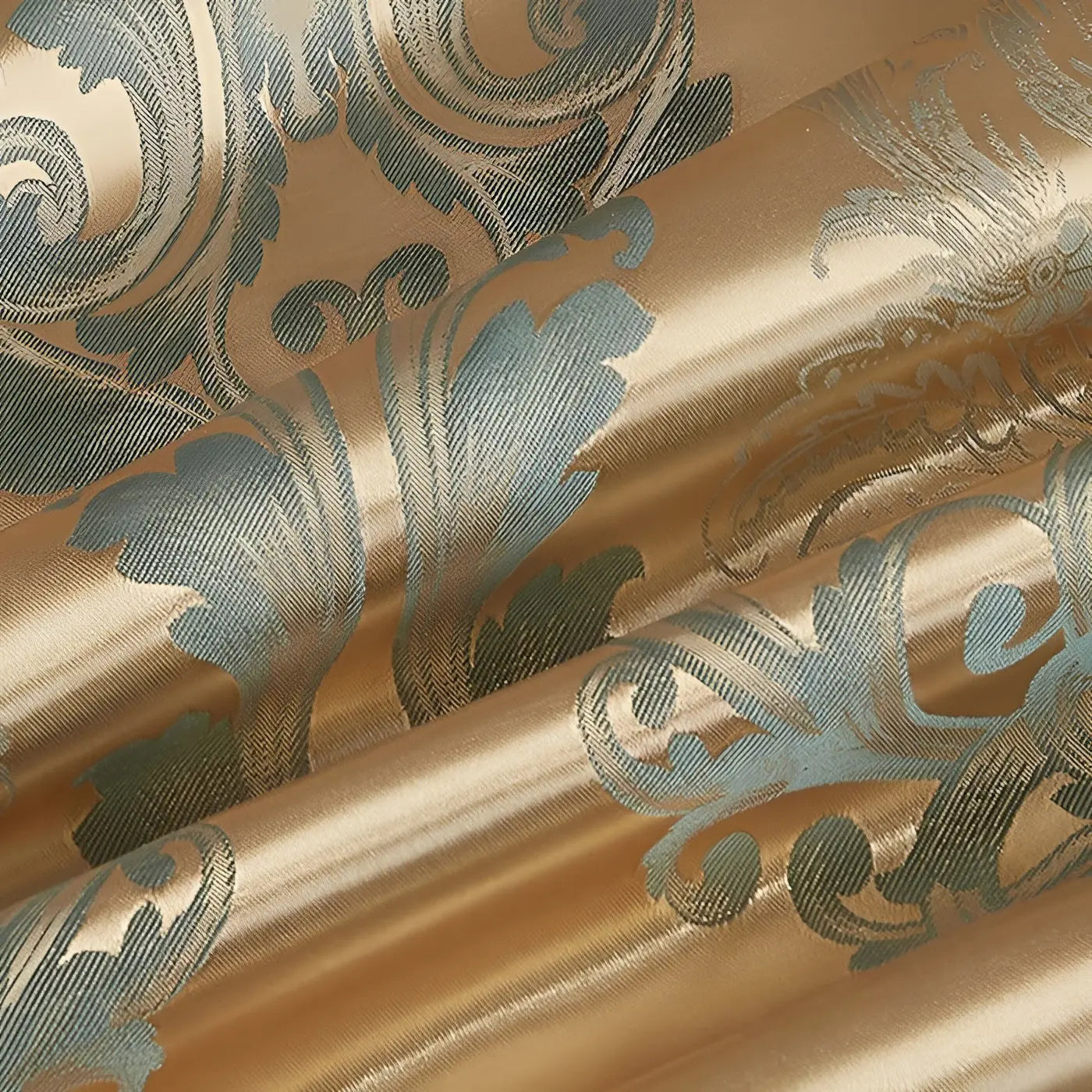 Satin Jacquard Duvet Cover Set with Pillowcases