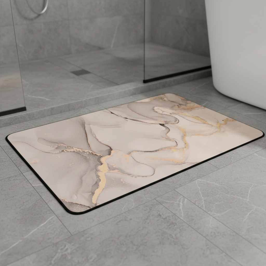 Absorbent Non-Slip Bathroom Mat