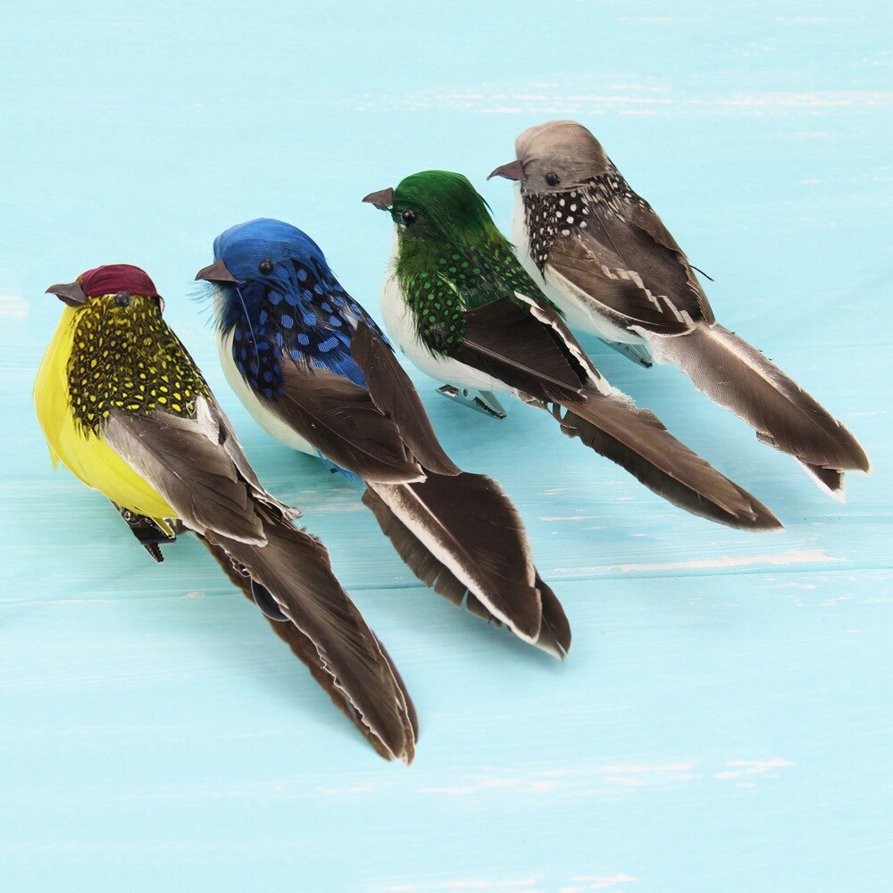 Realistic Feathered Bird Outdoor Decoration