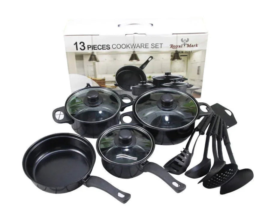 13-Piece Stainless Steel Cookware Set