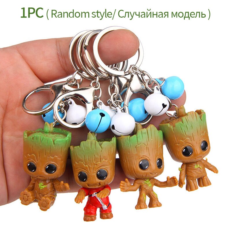 Miniature Groot Figure - Playful Resin Office Decoration