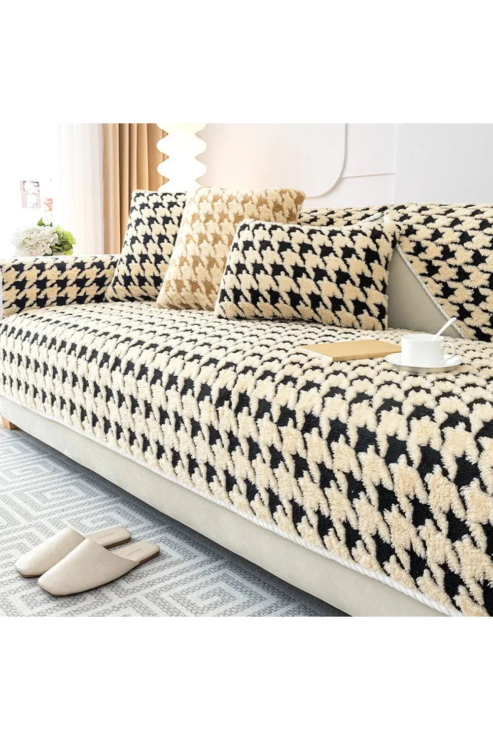 Velvet Polyester Sofa Cover