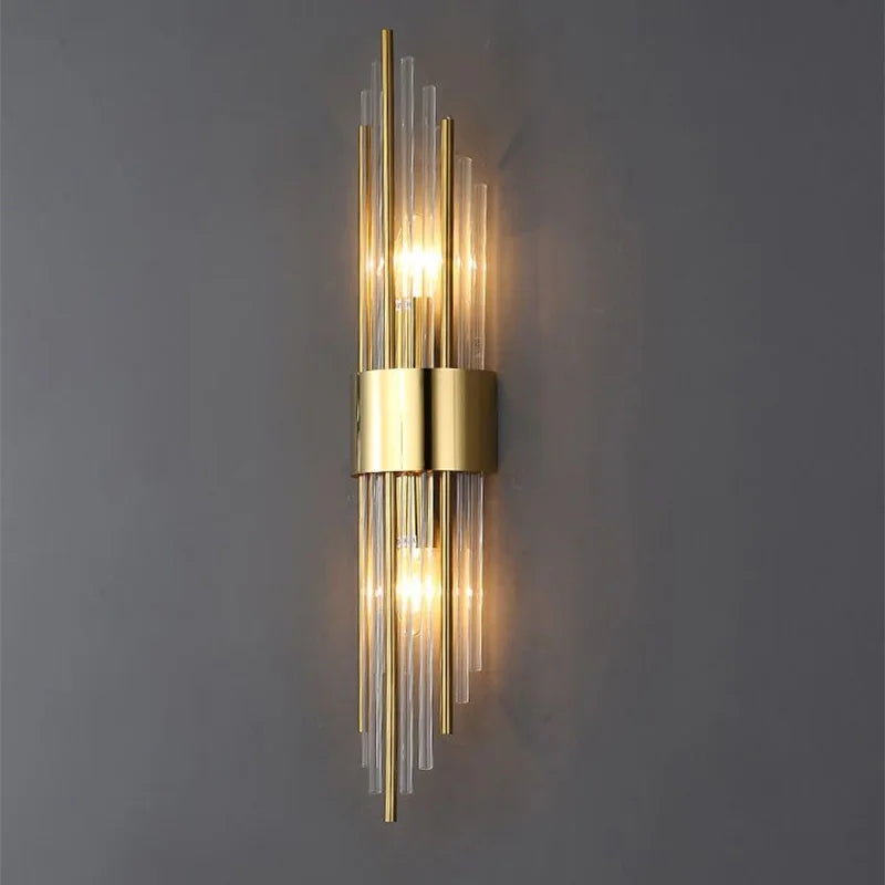 Gold LED Wall Lamp with Elegant Design