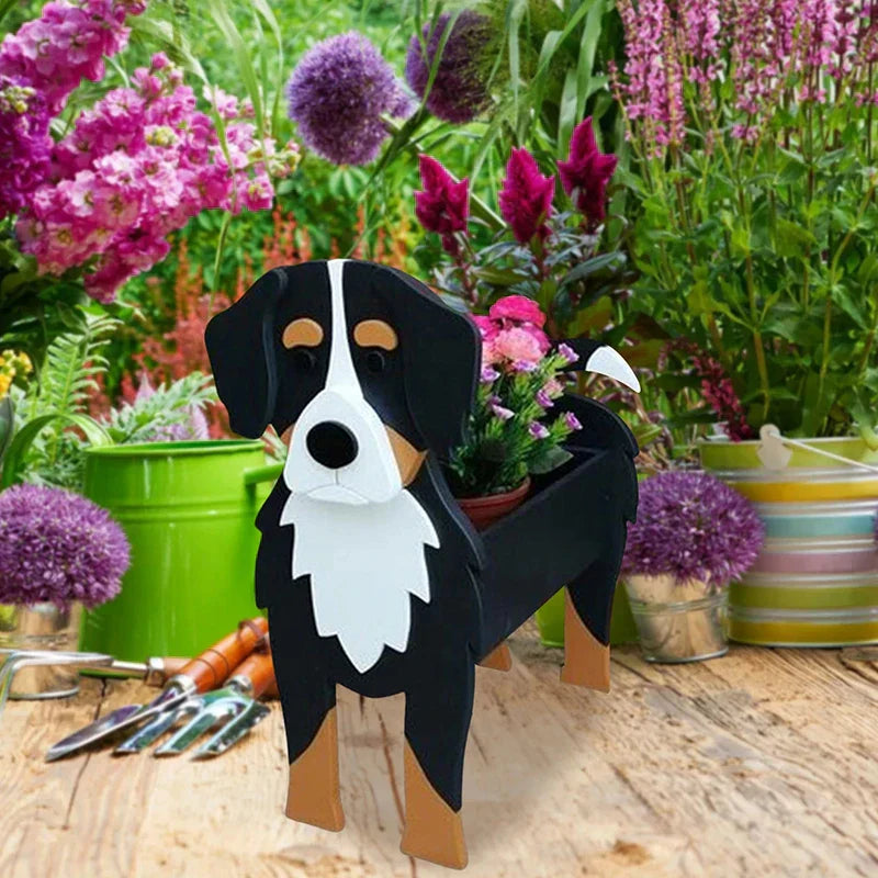 Dog-Shaped Planter - Delightful Indoor/Outdoor Flower Pot