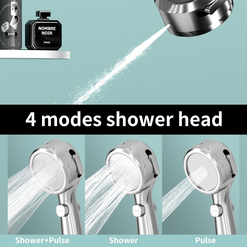 Shower Head with Built-in Temperature Display and Eco-Friendly Features