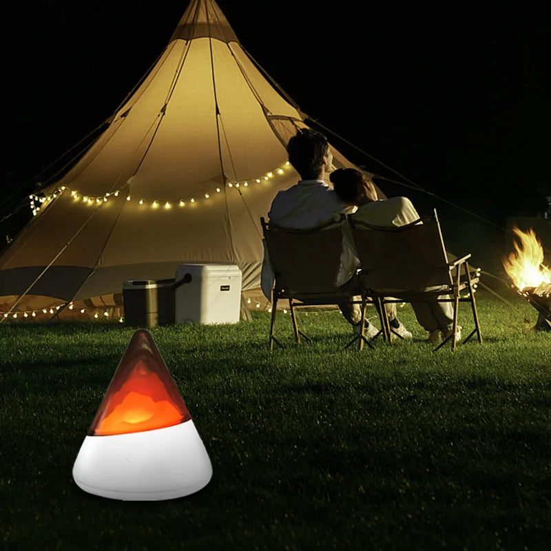 Wireless LED Night Light with Iceberg Design and RGB Colors