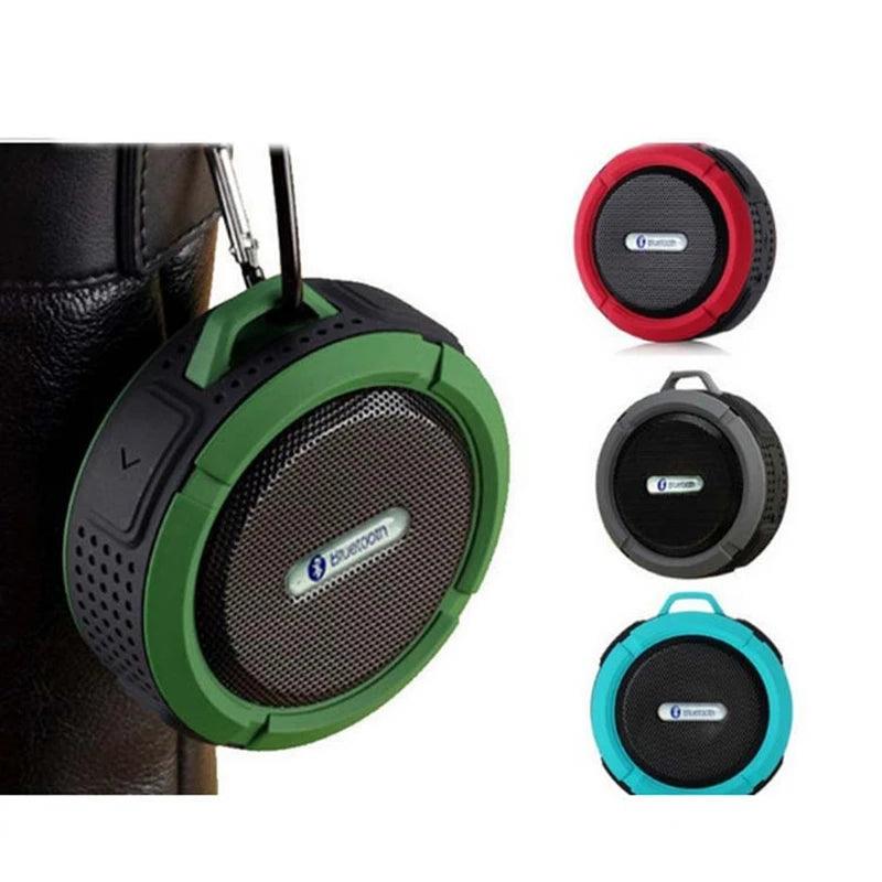 Portable Waterproof Bluetooth Speaker with Suction Cup for Travel and Shower