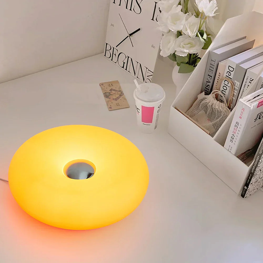 Bauhaus Style RGB Table Lamp with Touch Control and USB Charging