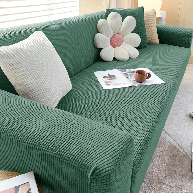 Elastic Sofa Cover for Standard and L-Shaped Sofas, Non-Slip Protection Cover