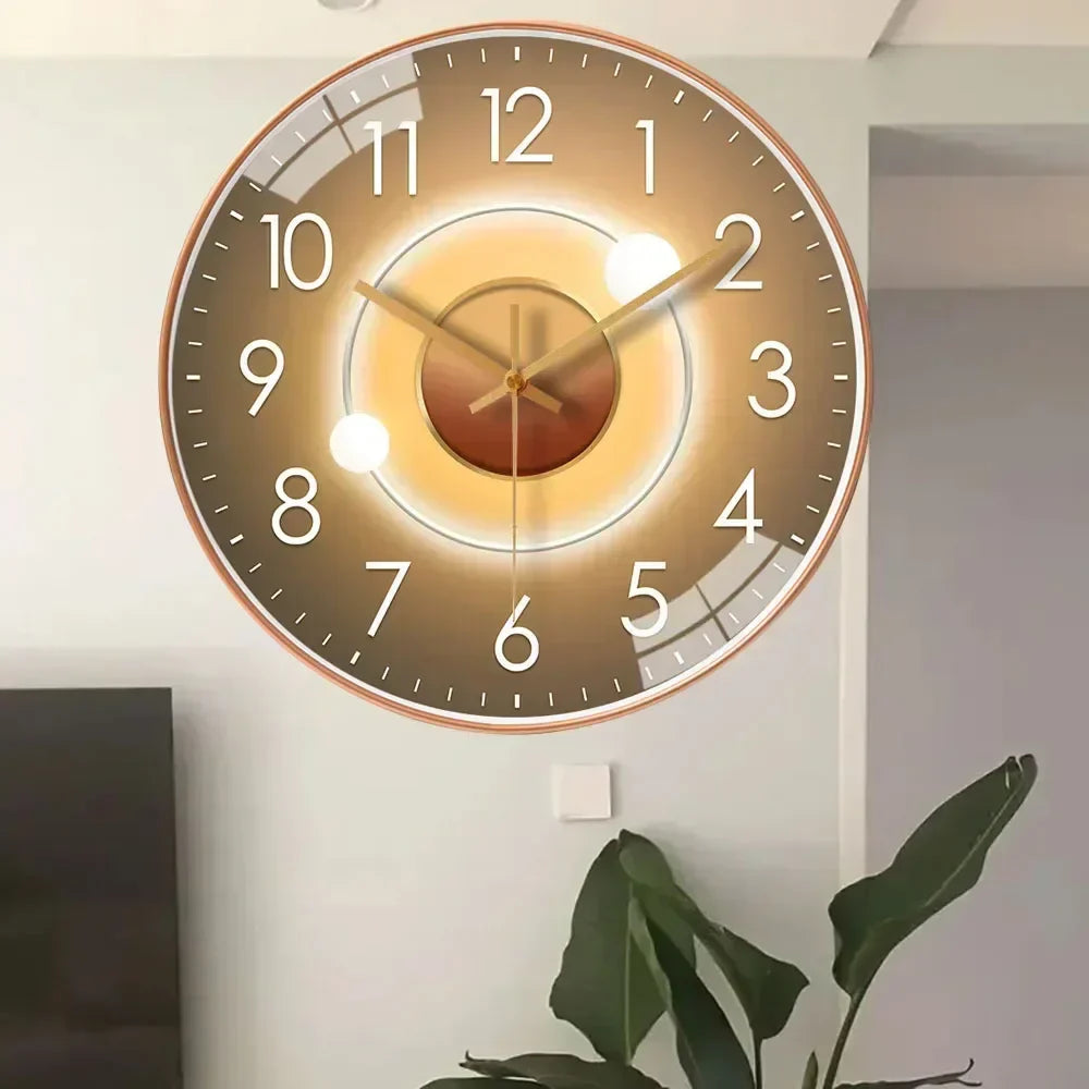Modern Silent Quartz Wall Clock - Minimalist Design