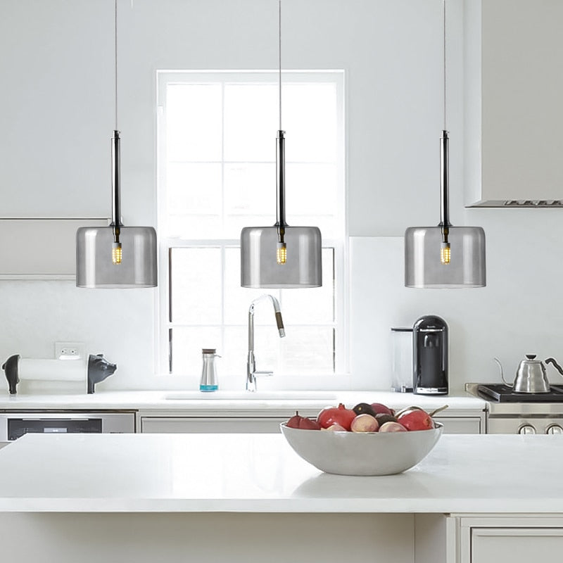 Glass Pendant Light for Dining Table - Modern Chic Design
