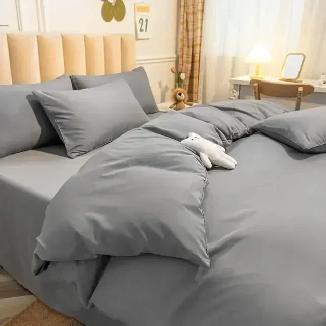Reversible Soft Duvet Cover - Scandinavian Style