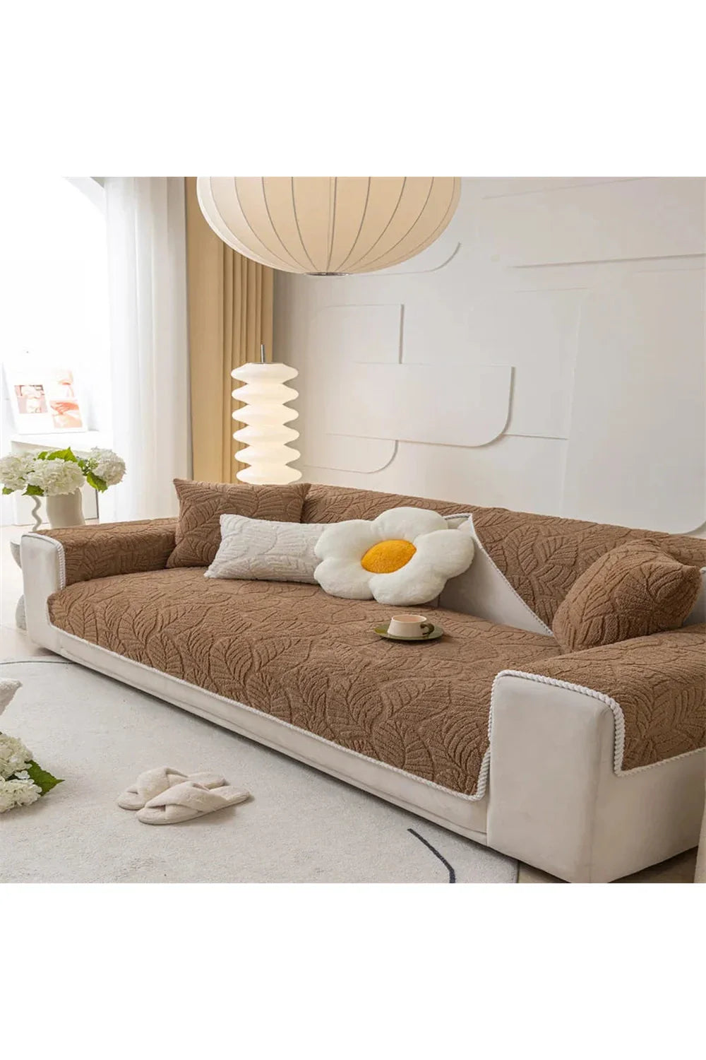 Nordic Aesthetic Polyester Sofa Cover