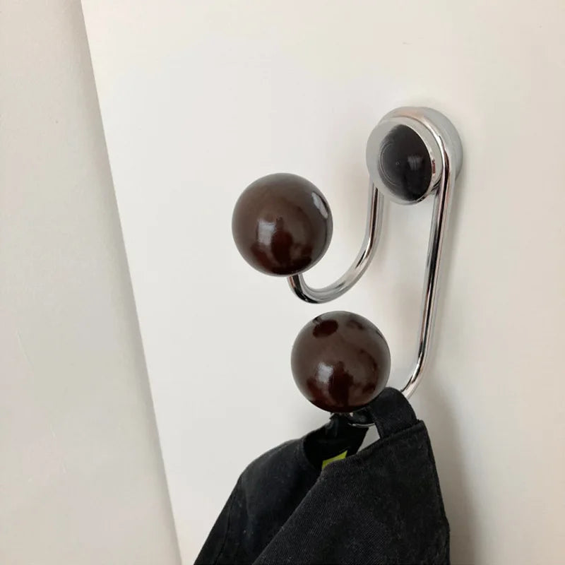 Magnetic Eames Dot Hooks in Silver, Red, Black