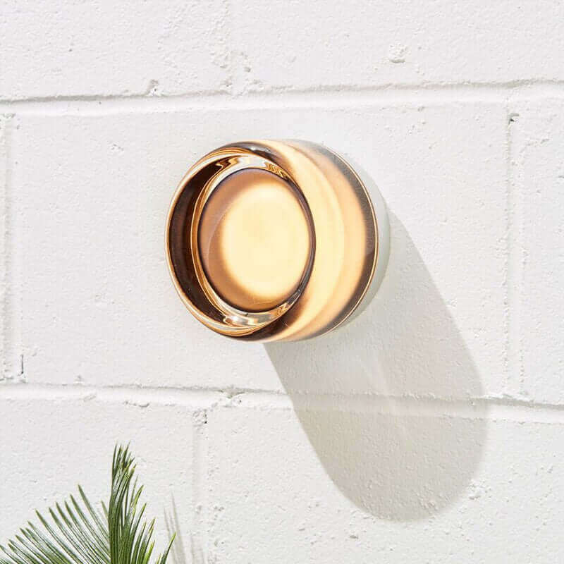 Ribbed Plexiglass Wall Lamp - Modern Industrial Design