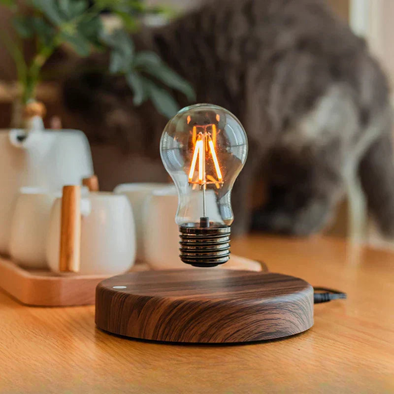 360-Degree Rotating Magnetic Levitation Night Light