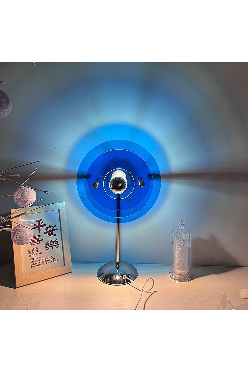 Rainbow Projector Night Light - Steel Design